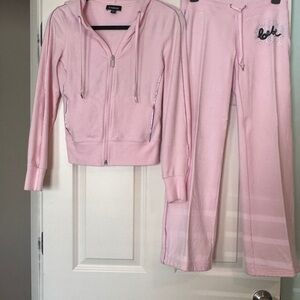 Bebe Light Pink Casual Set